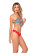 Luli Fama Pineapple Fields WEAVE SKIMPY BOTTOM